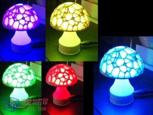 蘑菇灯-3d打印模型stl下载-【我爱3D打印】