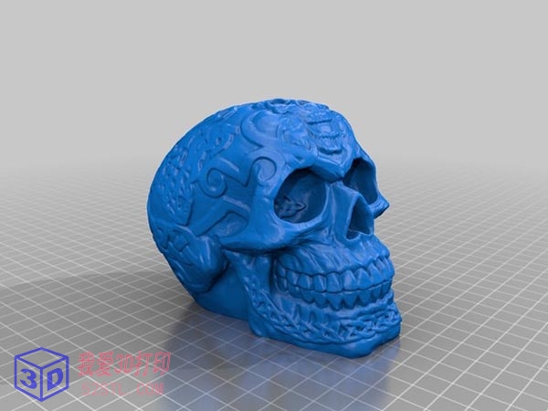 凯尔特人头骨-3d打印模型stl免费下载-百度网盘云【我爱3D打印】