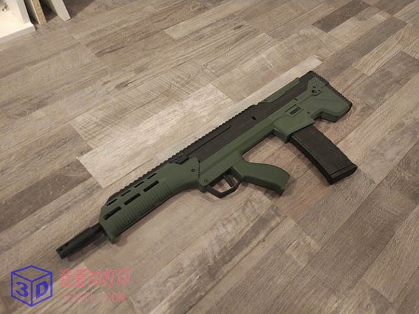 电动玩具全自动气枪mk5-3d打印模型stl实物图