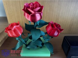 情人节玫瑰-3d打印模型stl-【我爱3D打印】
