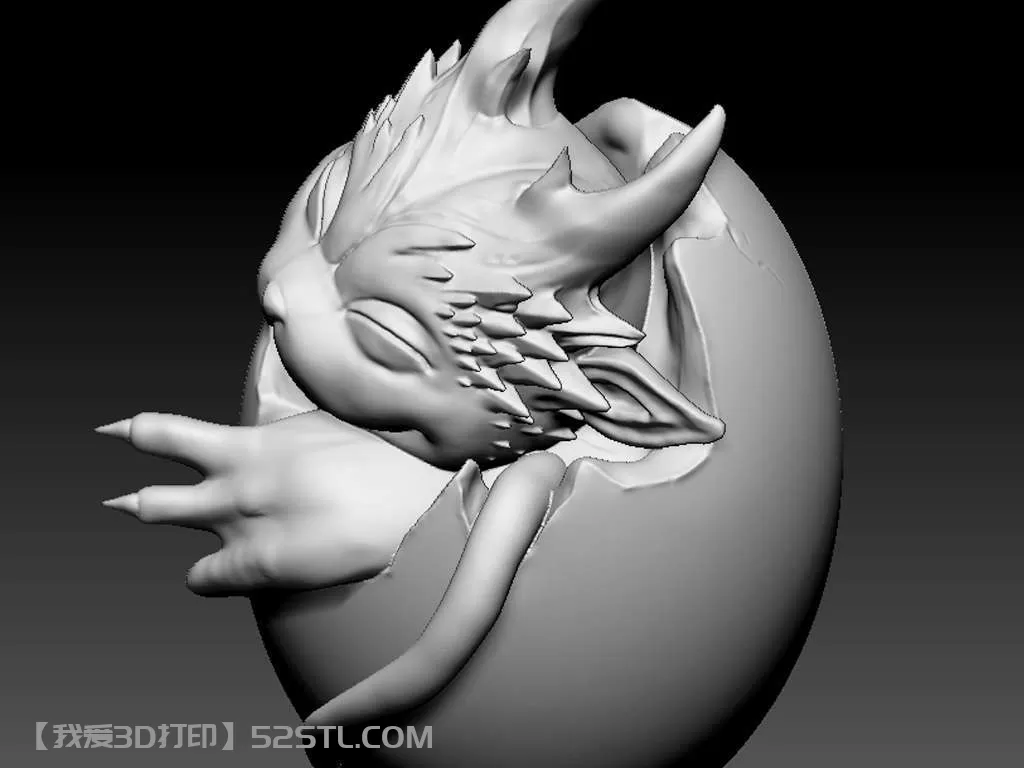 图片[3]-十二生肖龙种龙蛋-3d打印模型stl下载-百度网盘云下载【我爱3D打印】