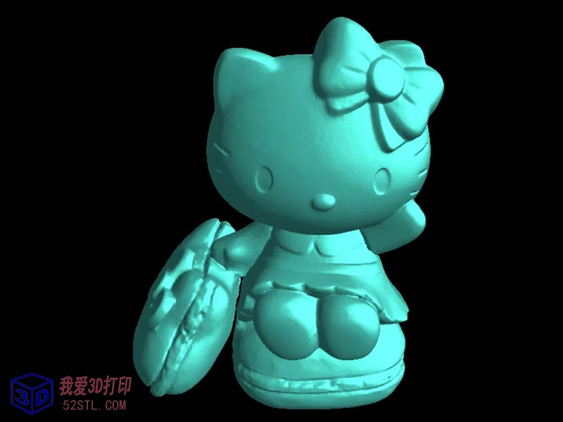 哈喽kitty手提包-3d打印模型stl模型图