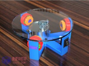360度旋转展示架转盘-3d打印模型stl-【我爱3D打印】