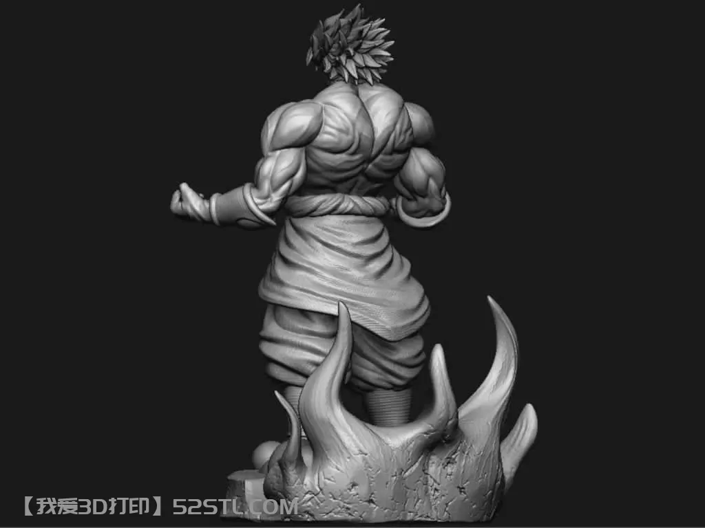 龙珠（Dragon Ball）布罗利（Broly）-3d打印模型stl