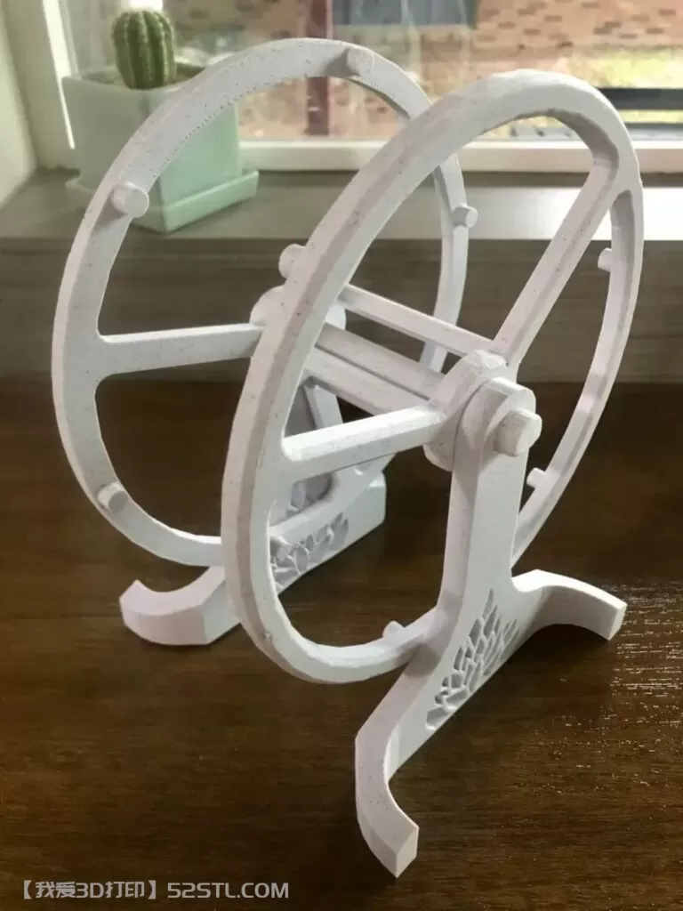 摩天轮植物架-3d打印模型stl