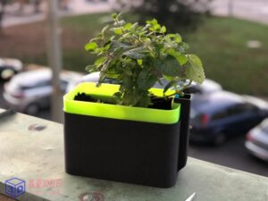 自浇水矩形花盆-3d打印模型stl-【我爱3D打印】