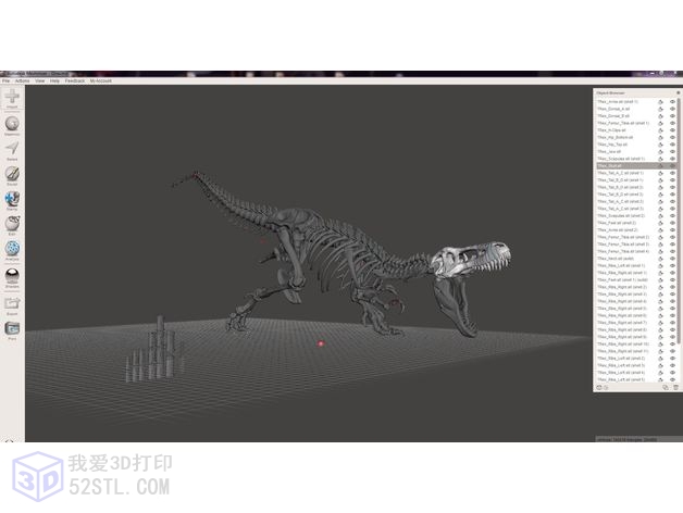 图片[2]-3D模型霸王龙骨架-3d打印stl模型库-3D打印模型stl-百度网盘下载【我爱3D打印】