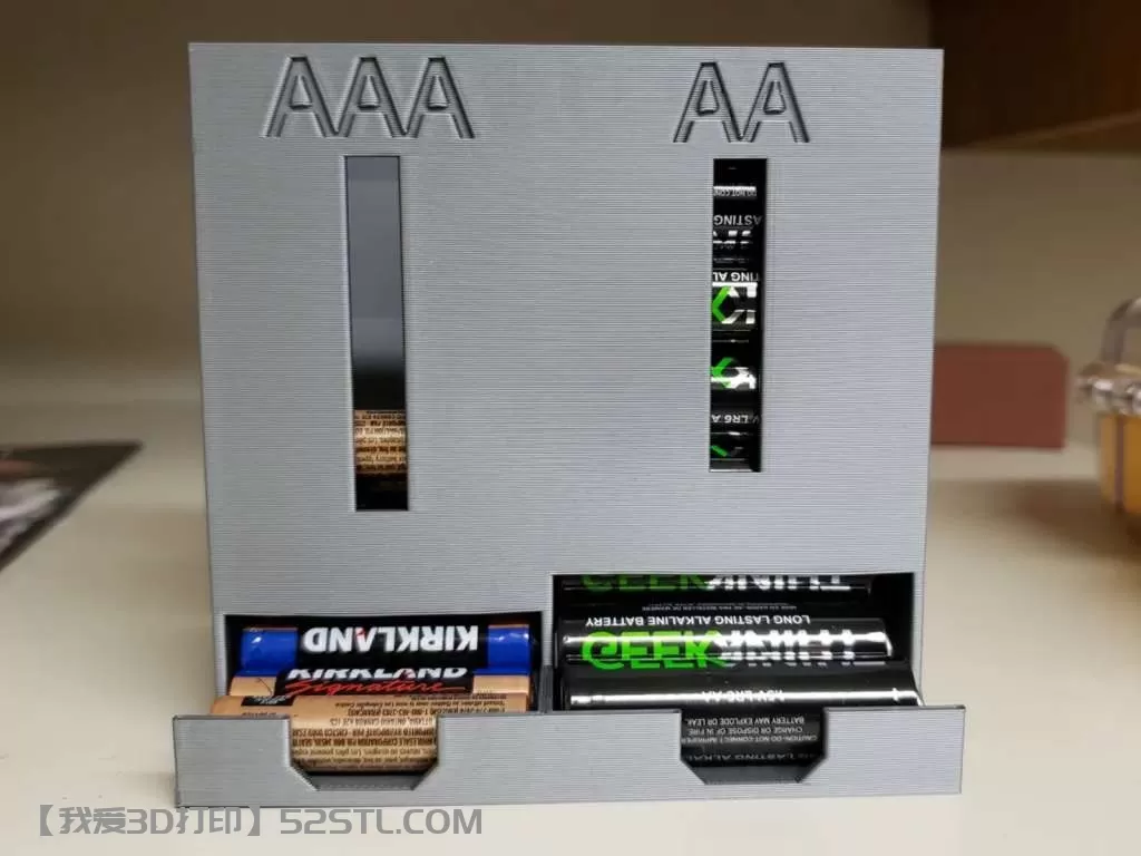 干电池储存分配座-3d打印模型stl