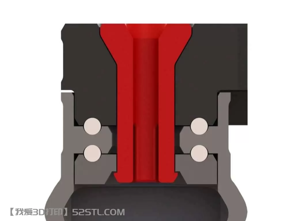 旋转锁定脚轮-3d打印模型stl