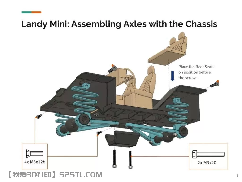 Landy Mini模型车-3d打印模型stl