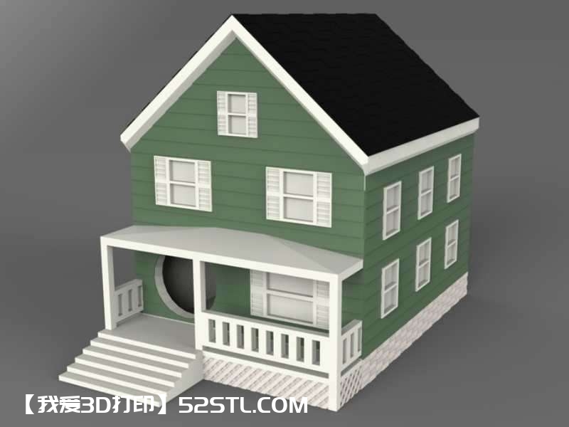 复式楼房模型-3d打印模型stl免费下载-百度网盘云【我爱3D打印】