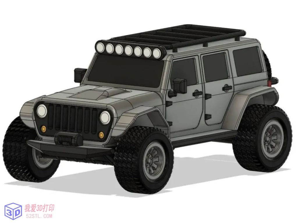 JEEP牧马人旅行款-3d打印模型stl