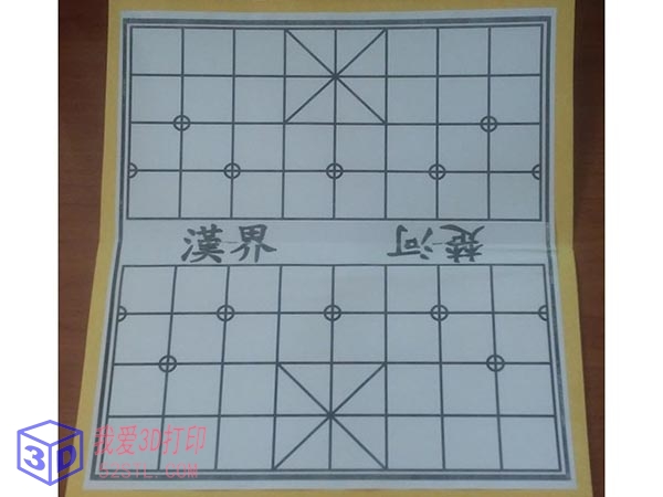 中国象棋圆盒套装带棋盘图纸-3d打印模型stl棋盘