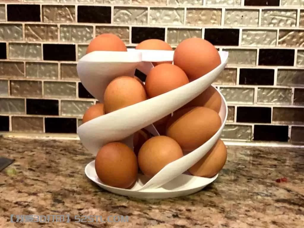 旋转的鸡蛋篮子-3d打印模型stl免费下载-百度网盘云【我爱3D打印】