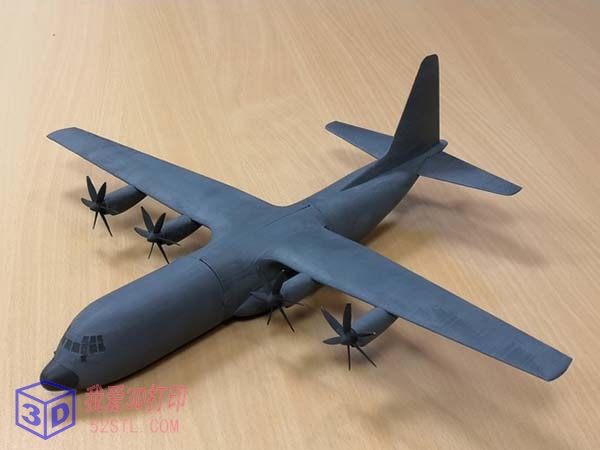 C-130大力神货运飞机-3d打印模型stl免费下载-百度网盘云下载【我爱3D打印】