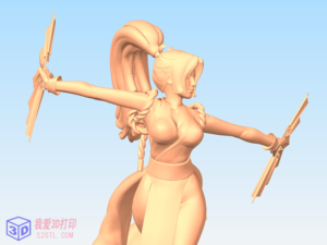 王者荣耀不知火舞手办-3d打印模型stl-【我爱3D打印】