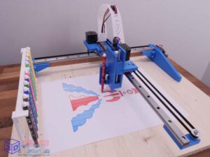 带自动换笔装置的DIY笔式绘图仪-3d打印模型下载-【我爱3D打印】