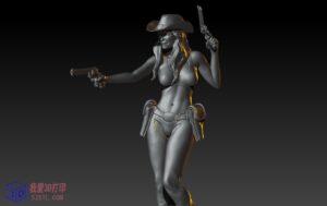 女僵尸幸存者-Rpg战锤-3d打印模型stl-【我爱3D打印】
