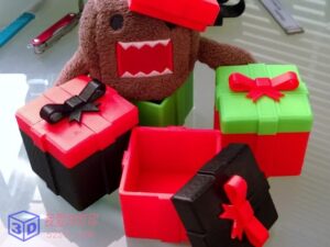 圣诞节礼盒-3d打印模型stl-【我爱3D打印】
