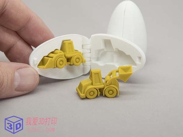 惊喜蛋3号-小型轮式装载机-3d打印模型stl格式免费下载-百度网盘下载【我爱3D打印】