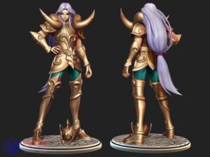 白羊座(Aries)黄金圣斗士穆-3d打印模型stl-【我爱3D打印】