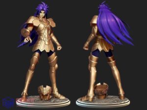 双子座(Gemini)黄金圣斗士撒加-3d打印模型stl-【我爱3D打印】