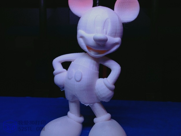 迪士尼米老鼠3D打印模型