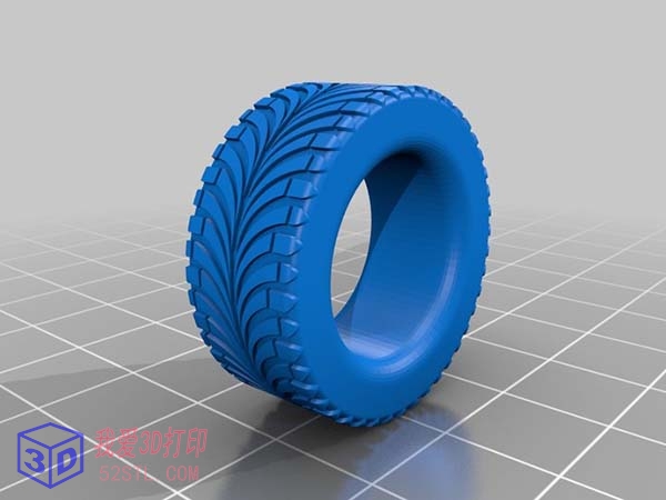 F1遥控车轮胎-3d打印模型stl模型图