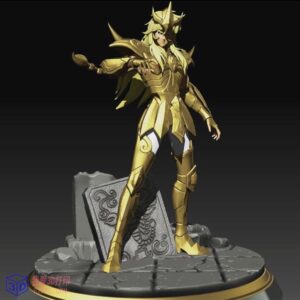天蝎座(Scorpio)黄金圣斗士米罗-3d打印模型stl-【我爱3D打印】